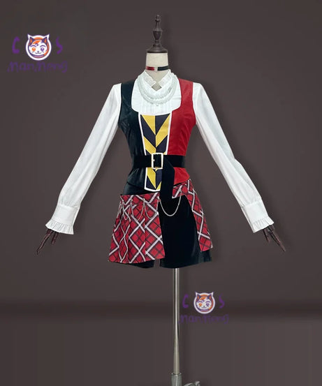 Twisted-Wonderland Anime Riddle Cosplay Costume Halloween Carnival Fashion Uniform Accessories Prop Jacket Men Women Riddle Set