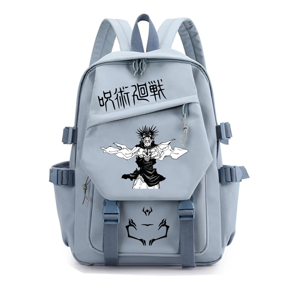 Anime Jujutsu Kaisen Gojo Satoru Laptop Backpack – Casual School Bookbag & Travel Rucksack 6
