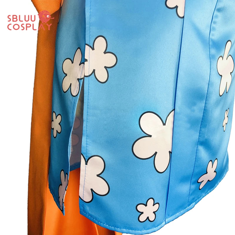 One Piece Wano Country Nami Cosplay Costume – Anime Kimono Outfit 4