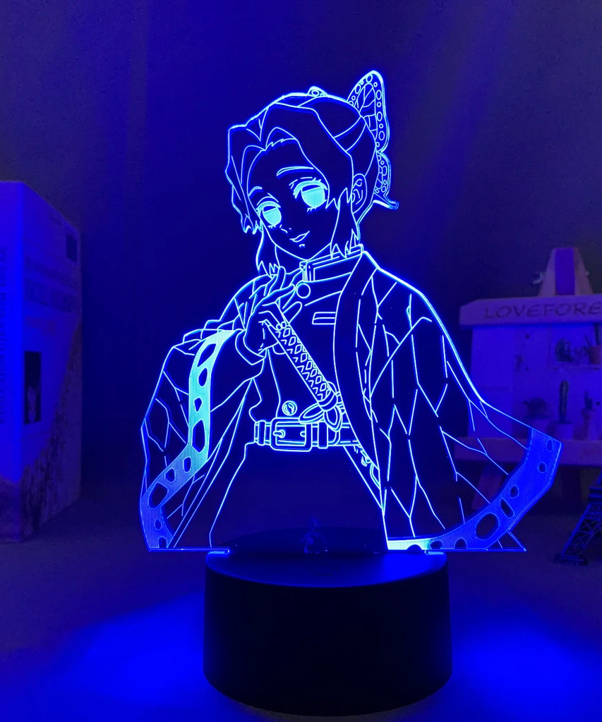 Anime Demon Slayer 3D LED Nightlight Figure for Kids Child Bedroom Decor Cool Kimetsu No Yaiba Lamp Gift Dropshopping