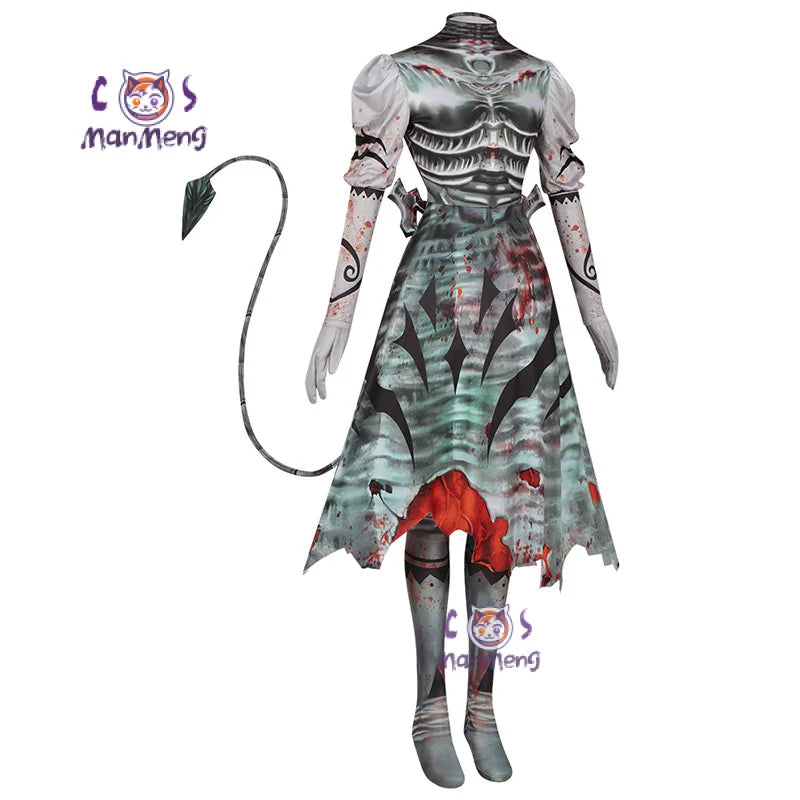 Game Alice: Madness Returns New Alice Cosplay Costume Dark Night Devil Tail Dress Gloves Pants Sexy Set Party Carnival Uniform