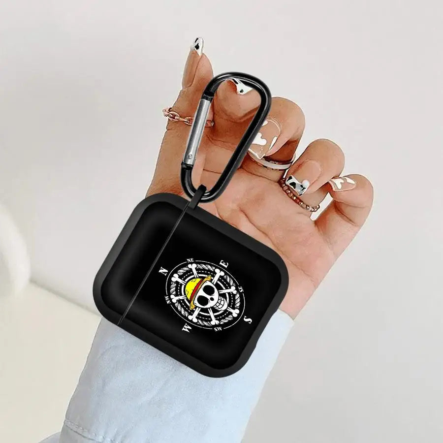 One Piece Logo AirPods Case (AirPods 1 / 2 / 3 / Pro) — Bold Print 6