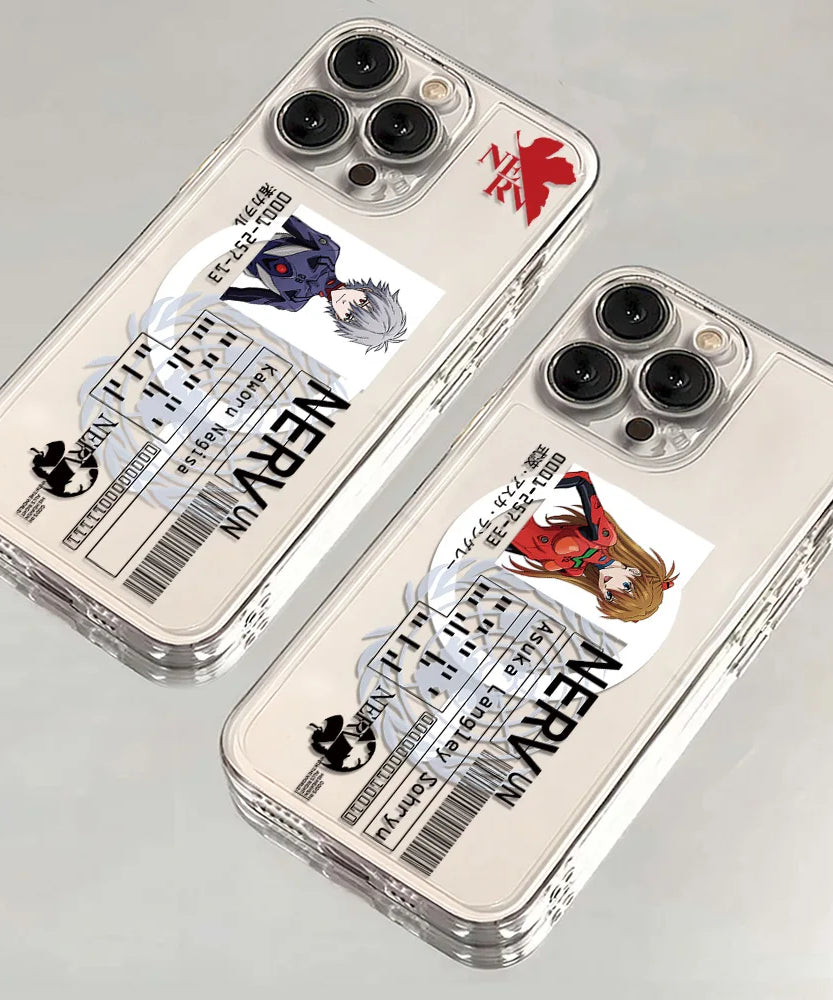 Cool E-Evangelions Magnetic Phone Case for Samsung Galaxy S25 S24 S23 S22 S21 S20 FE Edge Plus Ultra 5G Soft Clear TPU Cover
