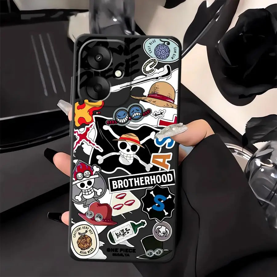 Case for Xiaomi Redmi 12 A5 9A 9C K60 9T 13C K40 K50 Gaming 10 A1 A2 Plus 12C Soft Back Phone Cover Cool Anime Characters