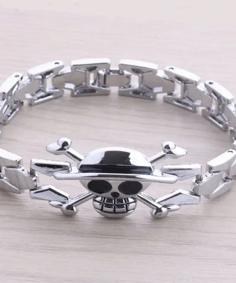 One Piece Animation Peripheral Bracelet OnePiece Logo Bracelet Alloy Fashion anime Animation Jewelry