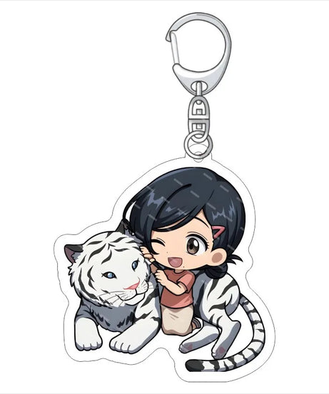 Anime Sakamoto Days NEW Acrylic Acrylic Fun Keychain Animation Related Product Girl Gift Key Chain Bag Charm Q version Pendant