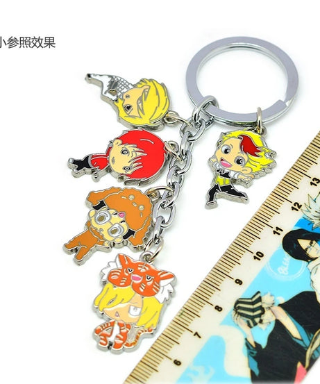 My Hero Academia Anime Metal Keychain With Midoriya Izuku Cosplay Accessories Colorful Pendant for Gift