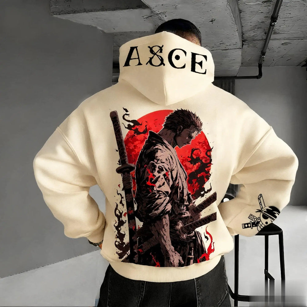 One Piece Zoro Hoodie — Print Pullover 5