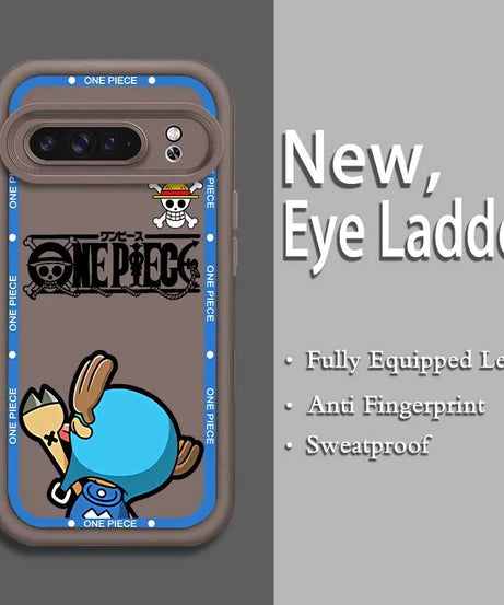 Roronoa Zoro Eye Ladder Case – One Piece Soft TPU Cover for Pixel 9–7A Pro 5G