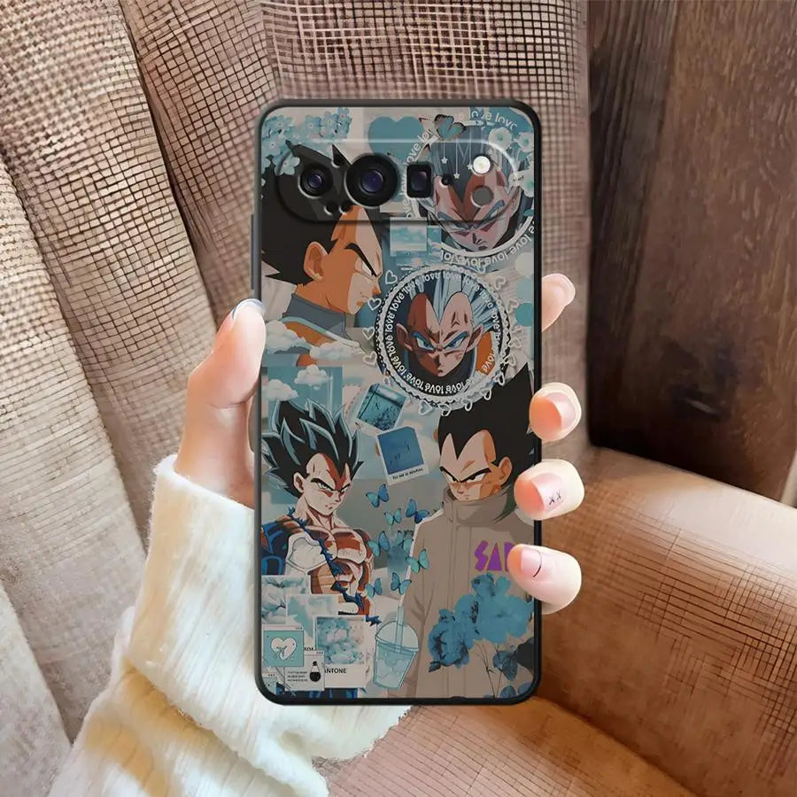 DragonS BallS Vegeta Art Case for Google Pixel 7a 8 Pro 6a 7 Pro 9 Pro XL 9a 6 Pro 8a Soft Cover