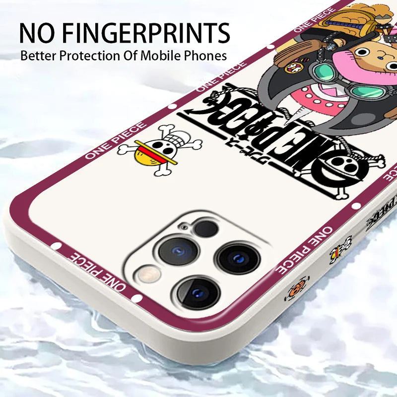 One Piece Chopper Liquid Rope Case for iPhone 15/14/13/12/11/XS/XR