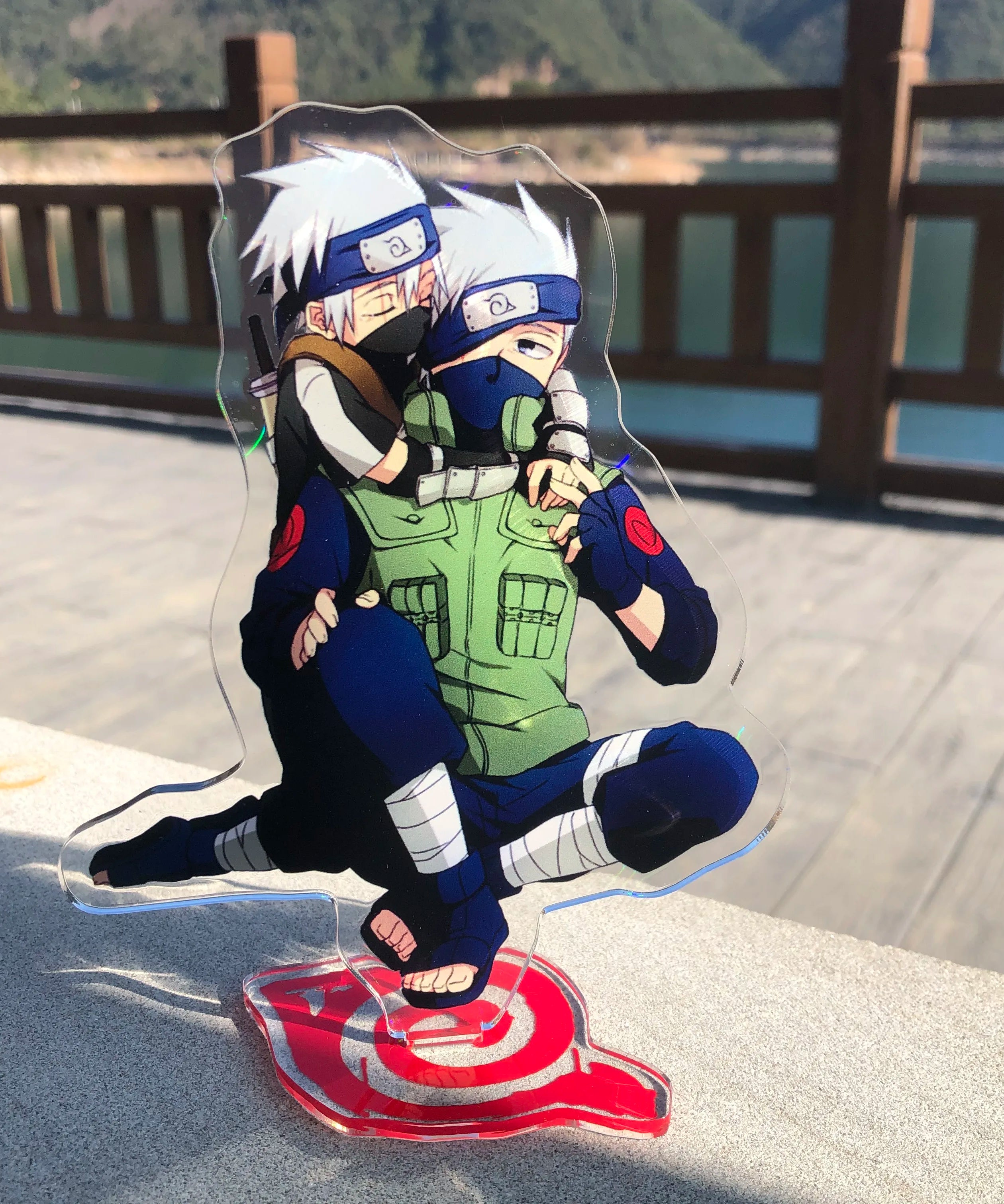 Anime Acrylic Stand Character Model Board Table Decoration Key Chain Kakashi Itachi Sasuke Lady Gift Jewelry Accessories