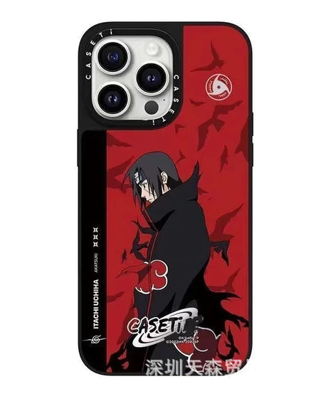 One Piece x Naruto Mirror Phone Case – Anti-Fall Collection for iPhone 16 Pro Max