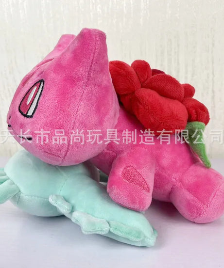 20cm Cute Pokemon Rose Edition Bulbasaur Venusaur Anime Plush Doll Pillow Cushion Toy Gift