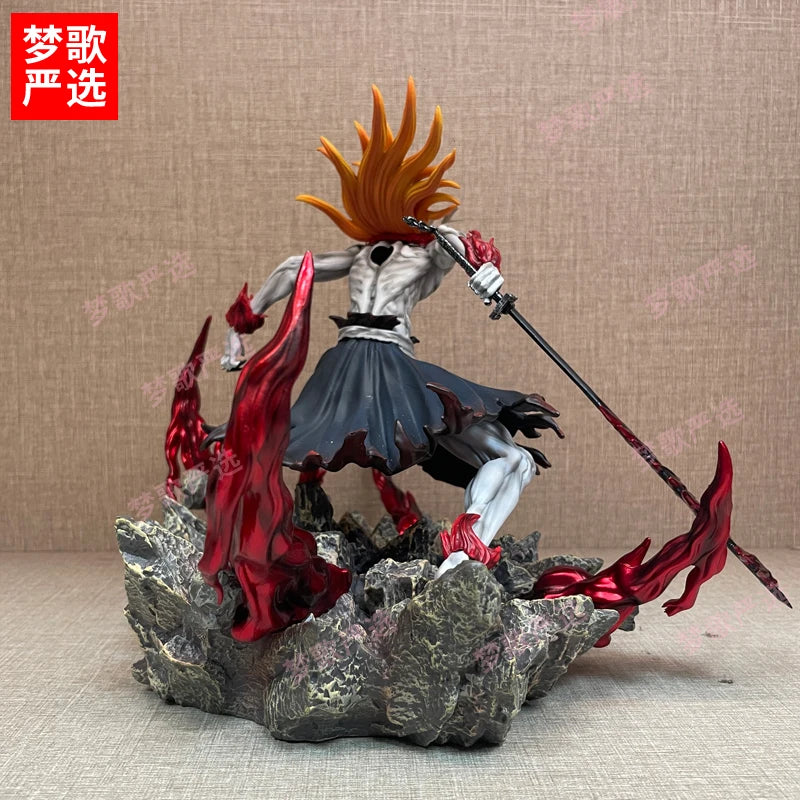 23cm Bleach Figure Kurosaki Ichigo Anime Figures PVC Statue Model Doll Collection Room Decoration Desk Toys Halloween Gifts