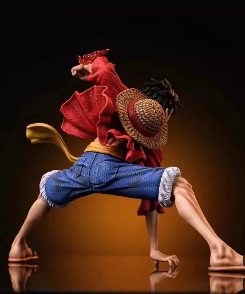 18cm One Piece Monkey D. Luffy Luffy Figures Battle Style Action Figures Anime Collection PVC Model Doll Toys Kid Birthday Gifts
