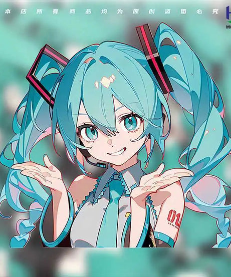Hatsune Miku MIKU anime Animation Waterproof Car Sticker Personalized Decoration Electric Vehicle iPad Sticker