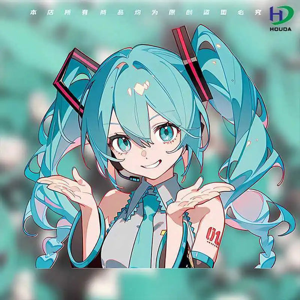 Hatsune Miku Waterproof Vinyl Sticker — Car & Laptop Decal