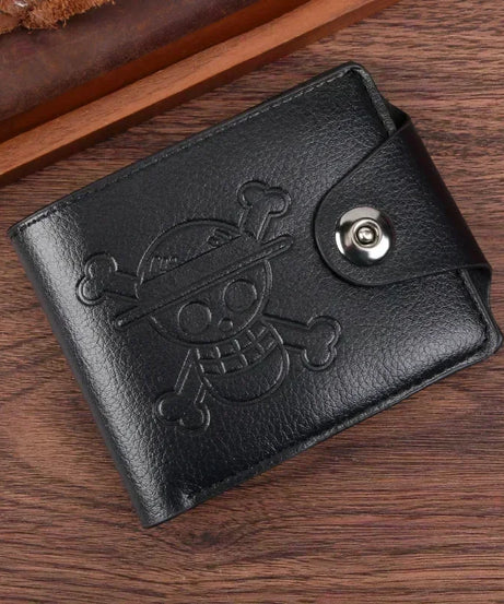 One Piece Luffy Wallet Roronoa Zoro Figures Cosplay Men Women PU Coin Purse Card Holder Wallet for Children Boys