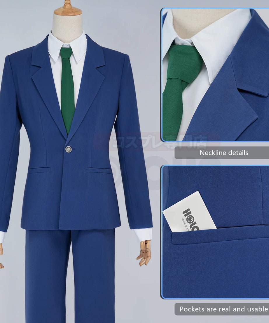 Detective Conan Jimmy Kudo Cosplay Suit – Shirt, Tie, Pants Set