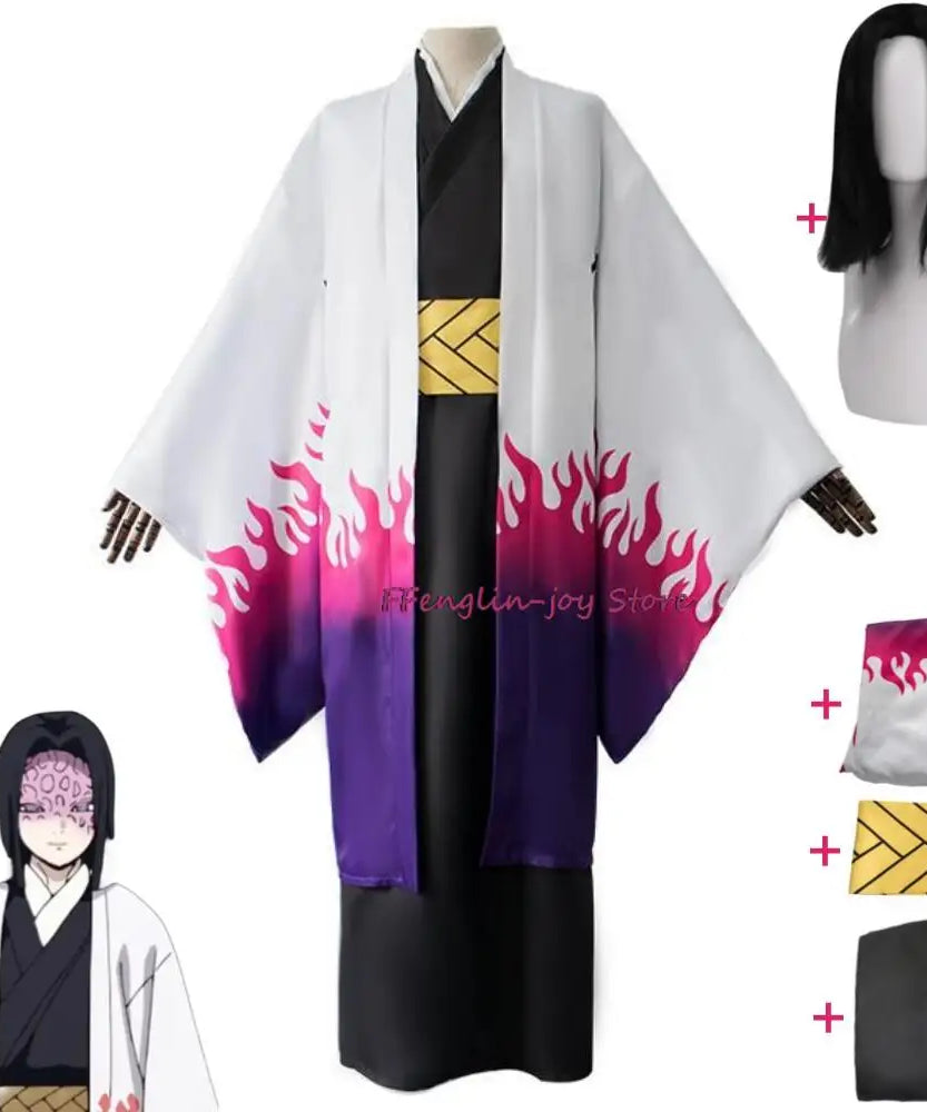 Anime Demon Slayer - Ubuyashiki Kagaya Cosplay Kimono Costume