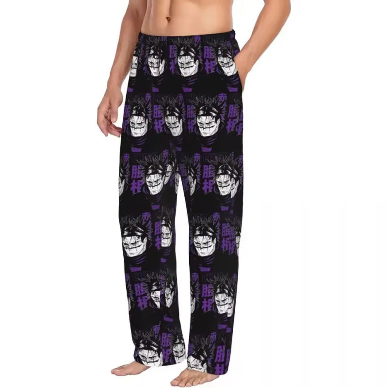 Anime Jujutsu Kaisen Gojo Satoru Cute Chibi Pants – Unisex Quick-Dry Wide-Leg Sweatpants 4