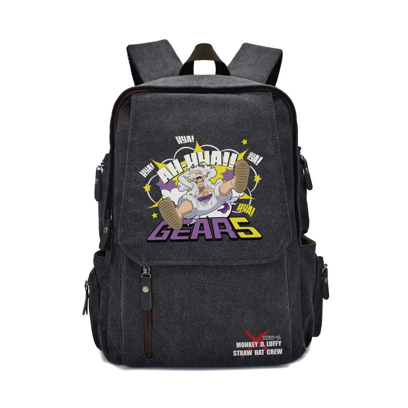 Anima One Piece Peripherals Luffy Ace Premium New Rucksack School Bag Trendy Large Capacity Backpack Bag Birthday Fan Gift