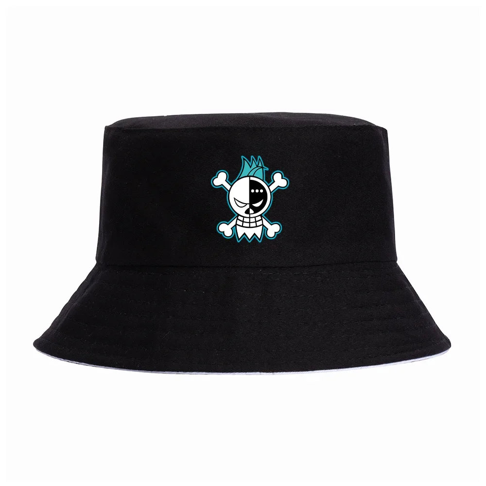 One Piece Luffy Bucket Hats Fashion New High Quality Women Men Hiphop Cool Lady Male Summer Casual Fisherman Cap Outdoor Sun Cap