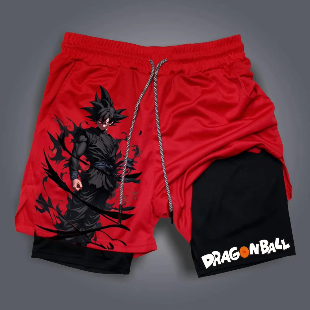 Dragon Ball 2-in-1 Gym Shorts — Graphic Print Sportswear 7
