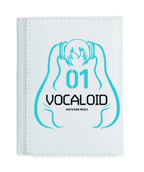 Hatsune Miku Anime Peripheral Zipper New PU Wallet Handsome Personality Boy Print Coin Purse Short Card Pack Holiday Gift