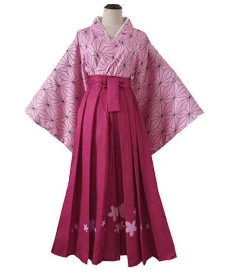 Anime Demon Slayer Surrounding Characters Tanjirou Nezuko Zenitsu Giyuu Cosplay Costume Kimono Dressing Anime Suit Festival