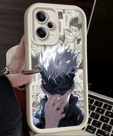 Jujutsu Kaisen Satoru Gojo Case For Xiaomi Redmi Note 13 14 12 11 Pro Plus 5G 12S 11S 10S 10 9 Redmi 14C 13C 12C 12 4G A3 A3X