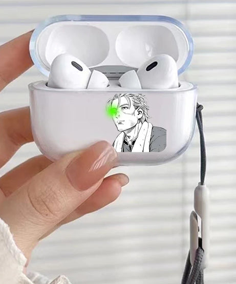 Anime Transparent TPU Case for Airpods Pro 2 1 3 Vinlands Saga Manga Soft Silicone Cover Bluetooth Earphone Cases
