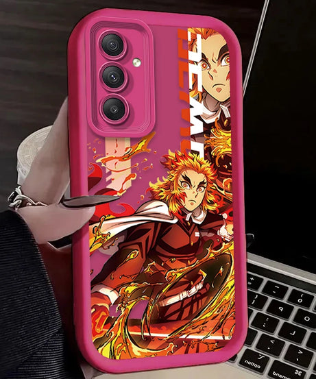 Anime Demon Slayer Phone Case For Samsung Galaxy A14 A15 S21 S22 S23 S24 FE Plus Ultra A25 A35 A52 A53 A54 A55 5G Cover