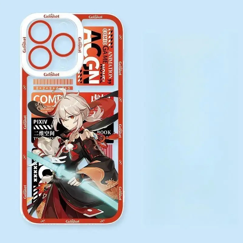 Genshin Impact Phone Case For iPhone 17 16 15 11 12 14 13 Pro Max Mini X XS XR 7 Plus 16E Air Shockproof Silicone Cover Fundas