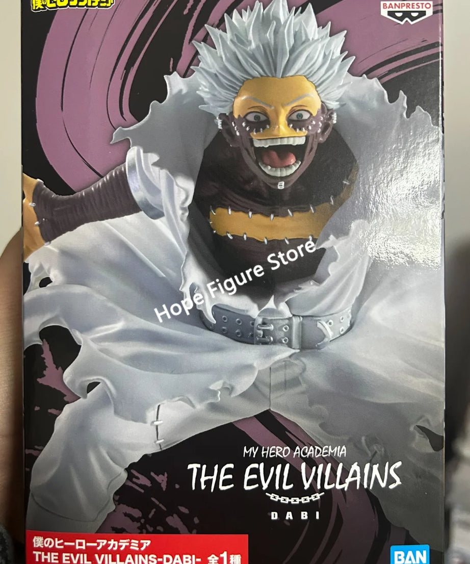 BANPRESTO Dabi Figure – My Hero Academia Evil Villains Series (Original Boxed)