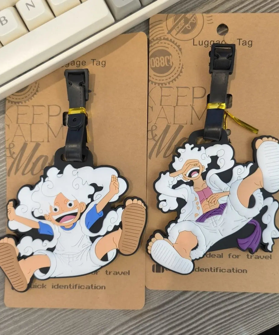 Anime One Piece Boarding Check in Hang Tag Accessories Joba Lu Fei Suolong Luggage Tag Cute Creativity