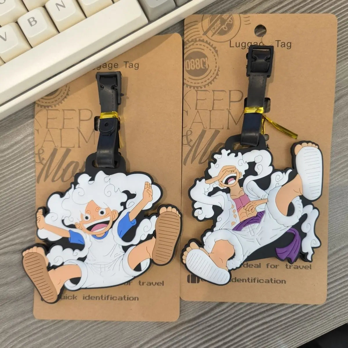 Anime One Piece Boarding Check in Hang Tag Accessories Joba Lu Fei Suolong Luggage Tag Cute Creativity