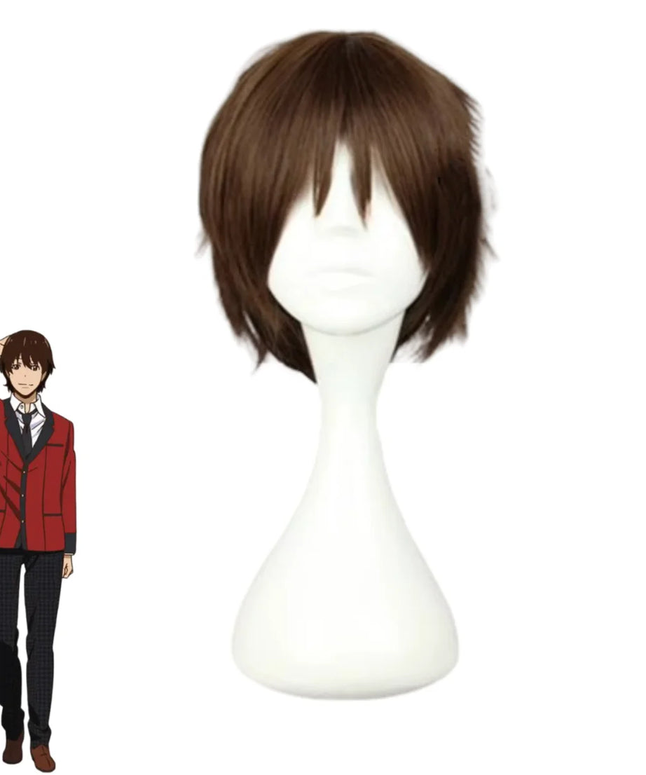 Kakegurui Ryota Suzui Cosplay Costume – Red JK Uniform with Wig for Men