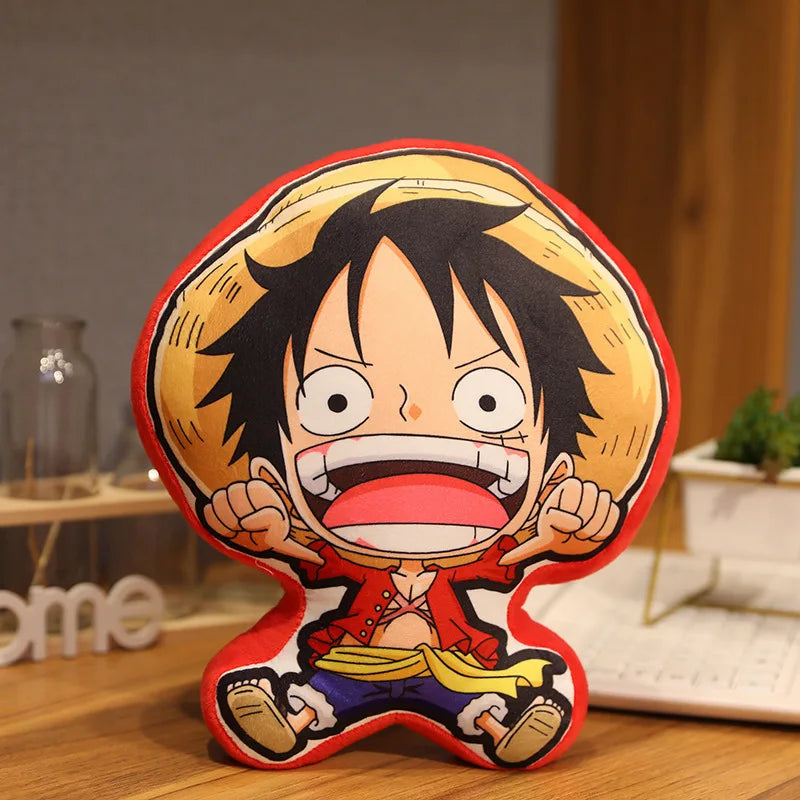 One Piece Pillow Doll Luffy Roronoa Zoro Sanji Chopper Usopp  Anime Peripherals Cushion Pillow Birthday Gift Decorative
