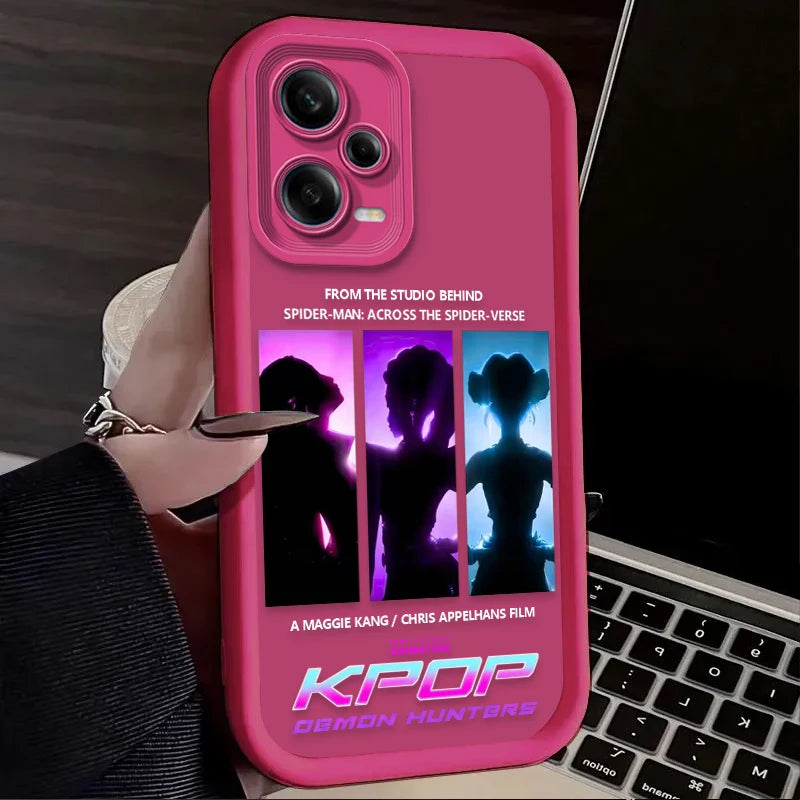 D-demon H-Hunters K-Kpop Case For Xiaomi Redmi Note 13 14 12 11 Pro Plus 5G 14S 12S 11S 10S 10 9 Redmi 14C 13C 12C 12 4G Cover