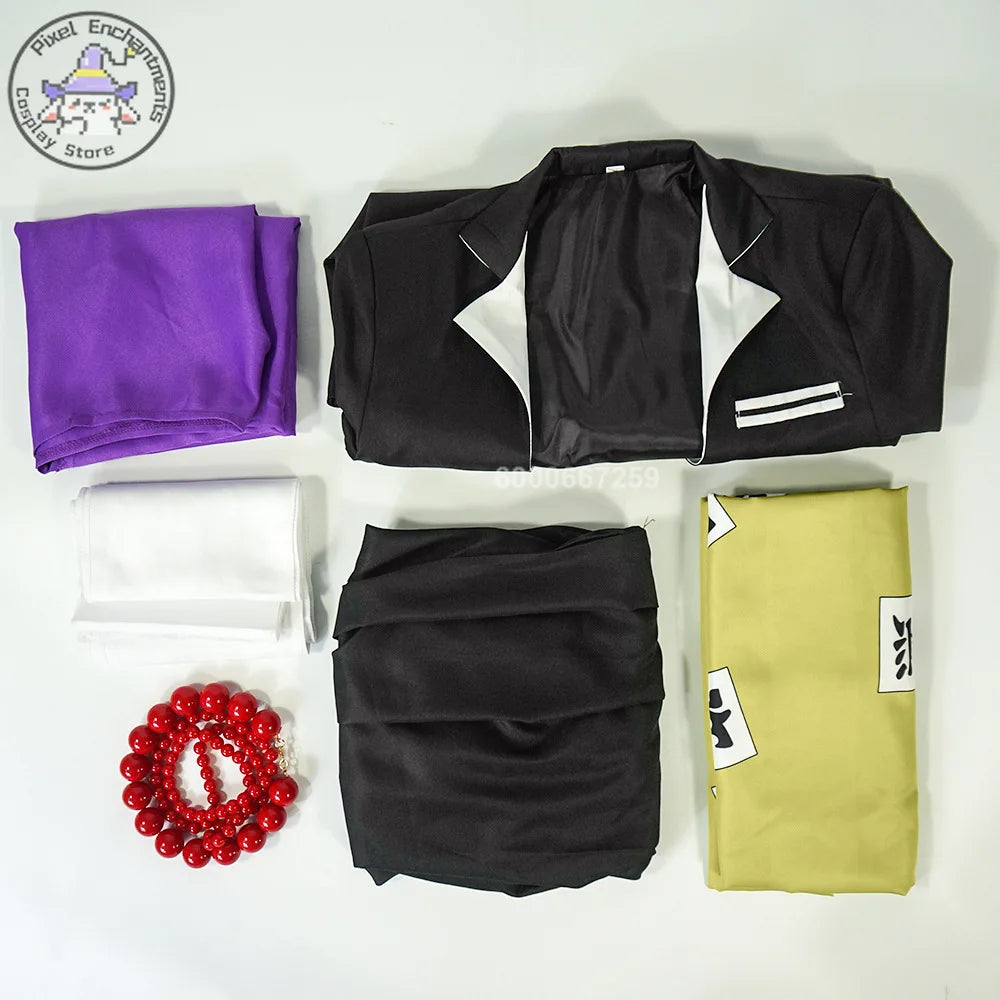 Anime Demon Slayer Gyomei Himejima Cosplay Costume – Uniform & Wig Set 5