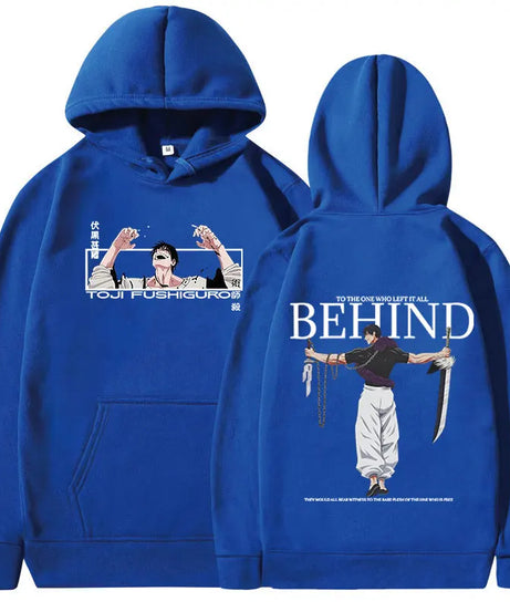 Anime Jujutsu Kaisen Fushiguro Toji Hoodies Men's Women Clothing Fashion Hip Hop Oversized Sweatshirts Casual Harajuku Pullovers