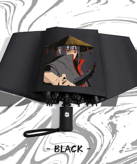 Naruto anime peripheral automatic umbrella Naruto Namikaze Minato Uchiha Itachi Kakashi Haruno Sakura sunshade umbrella gift