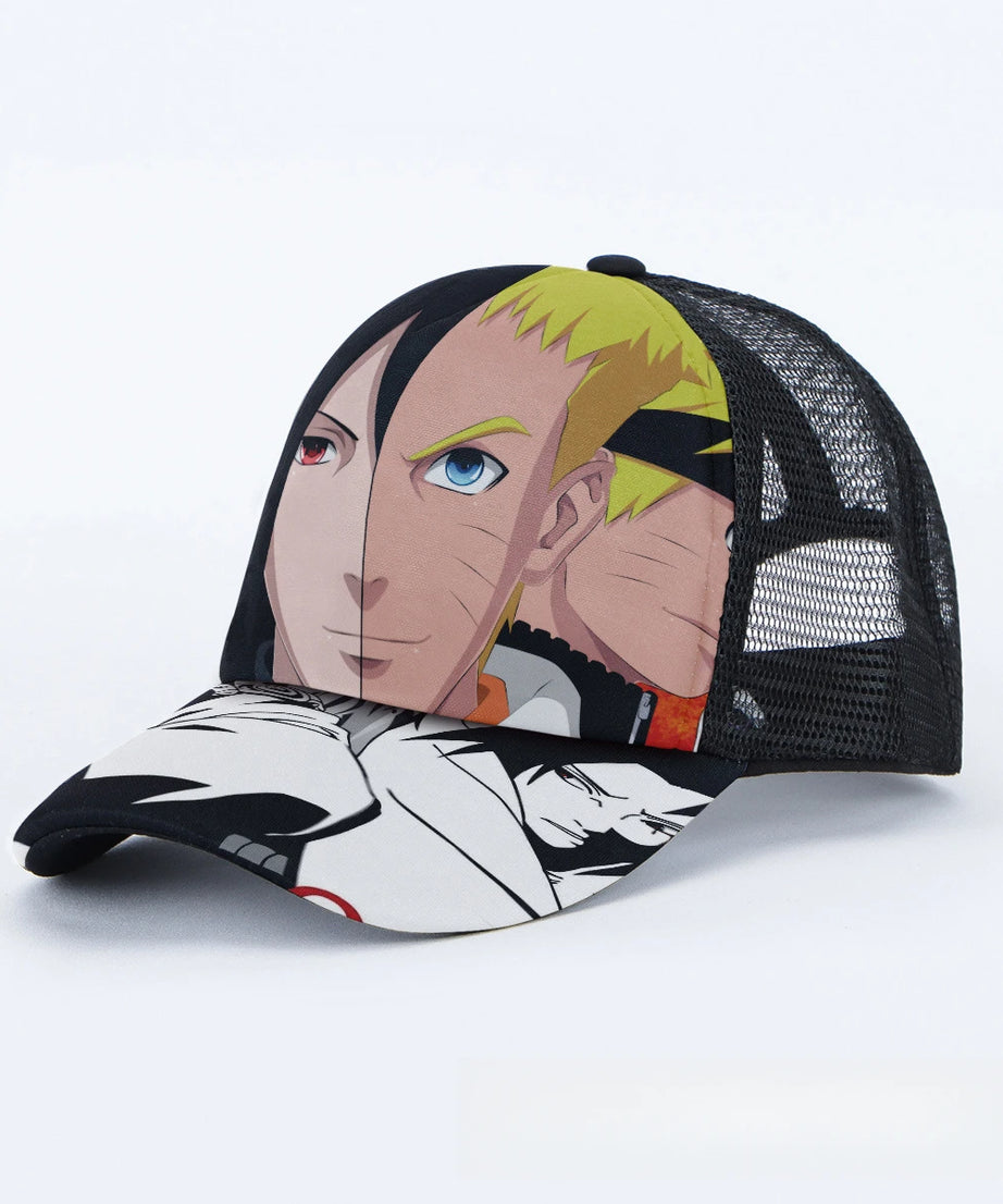 Anime Naruto Shippuden Baseball Cap Summer Beach Sun Hat Uchiha Itachi Sharingan Eye Cosplay Adjustable Sport Cap