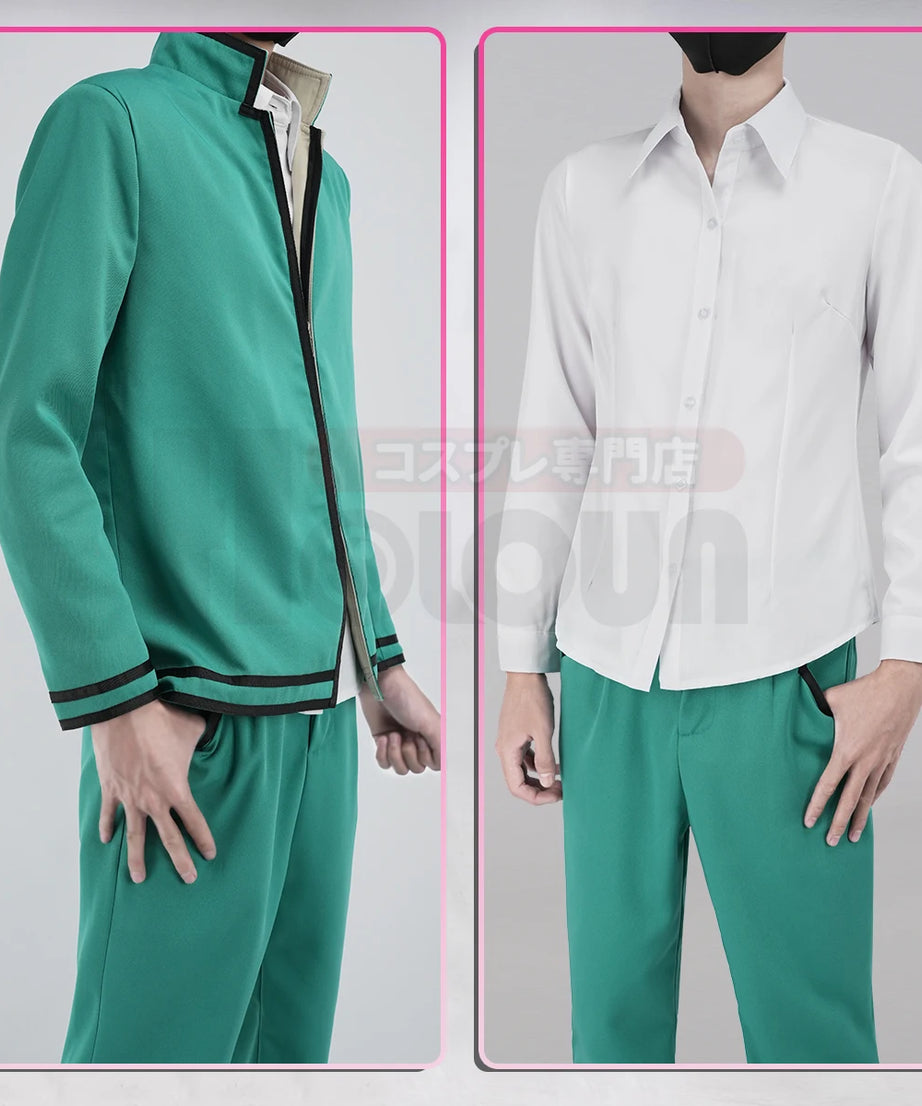 The Disastrous Life of Saiki K. Anime Saiki Kusuo Cosplay Costume Jacket Pants Shirt Saiki Kusuo No Sai-nan Convention