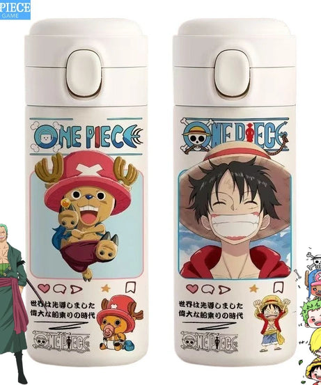 Monkey D. Luffy One Piece Thermos Cup – Anime Travel Mug for Coffee & More