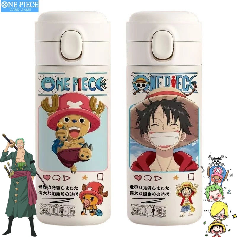 Monkey D. Luffy One Piece Thermos Cup – Anime Travel Mug for Coffee & More