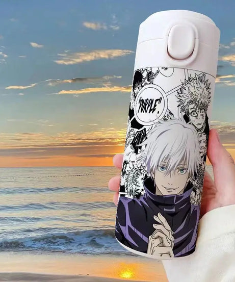 Gojo Satoru Jujutsu Kaisen Thermos Bottle – Anime Stainless Steel Water Cup