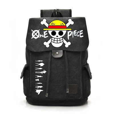 One Piece Anime Backpack Cosplay Luffy Unisex Students School Bag Large Capacity Bookbag Laptop Travel Rucksack Outdoor Bag